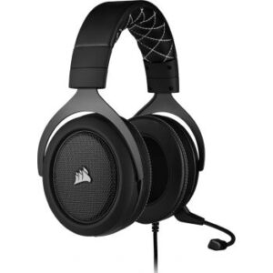 CORSAIR HS60 PRO SURROUND 7.1 GAMING HEADSET w/ USB DAC, Discord Certified Headphones, Compatible with Xbox One, PS4, and Nintendo Switch - CARBON | CA-9011213-AP