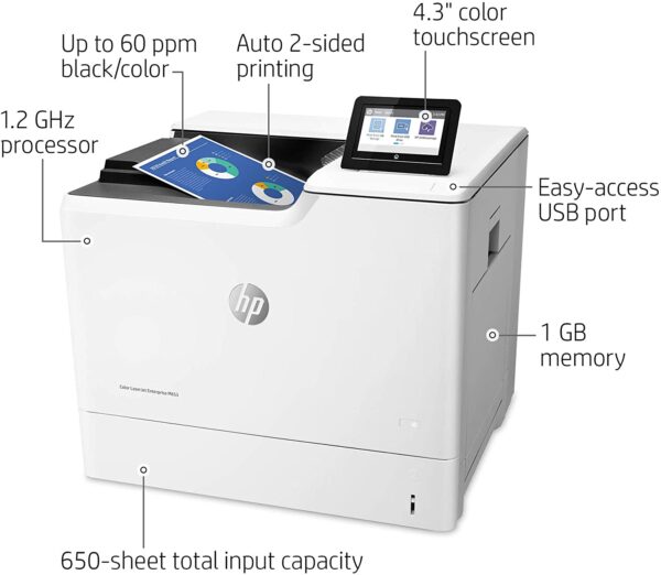 HP COLOR LASER JET M653DN PRINTER